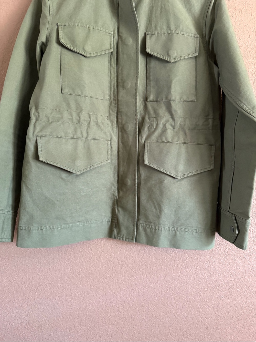 Everlane Khaki Green Utility Field Jacket Size XS - Picture 4 of 11